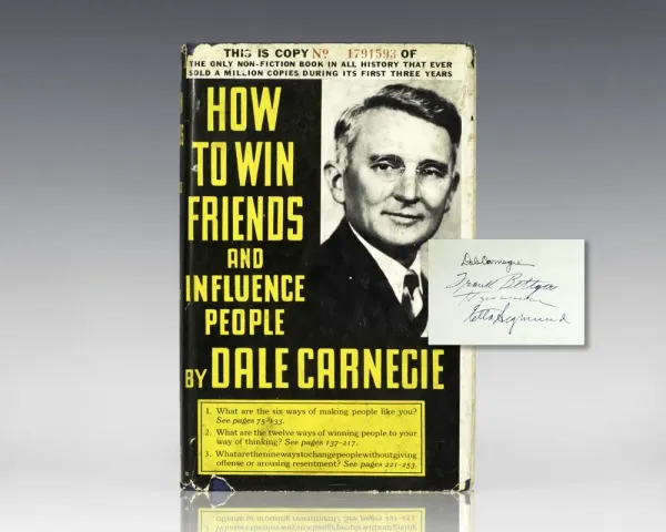 HOW TO WIN FRIENDS & INFLUENCE PEOPLE-  BY DALE CARNEGIE